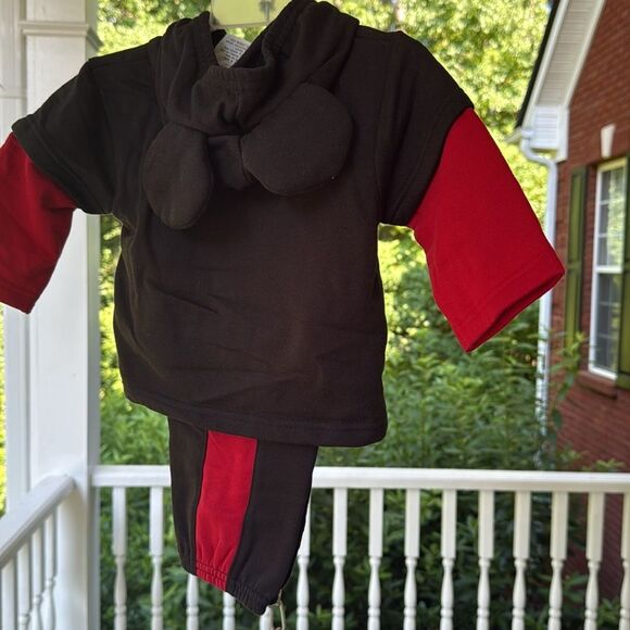 Disney Mickey Mouse Black and Red Pant Set - Picture 4 of 6